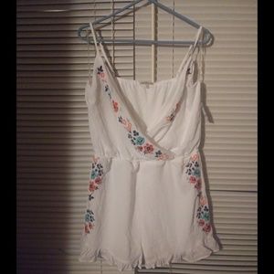 Charlotte Russe Floral Romper